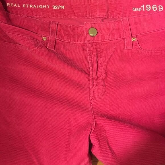 GAP Denim - Gap Magenta Real Straight Jeans